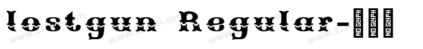 lostgun Regular字体转换
